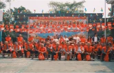 罗旧镇青鹤溪村联合中建五局怀化㵲水项目联合体项目部二分部开展重阳节主题党日活动