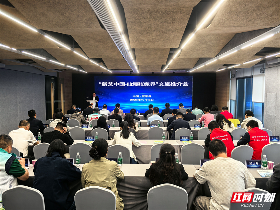 以艺为媒聚合力 以数赋能兴文旅——“新艺中国・仙境张家界”文旅推介会成功举办