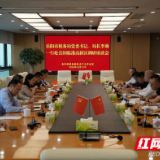岳阳市税务局来岳阳临港高新区调研座谈