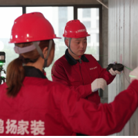 不做表面功夫！鸿扬1∶1放样，让门、柜、插座各归其位