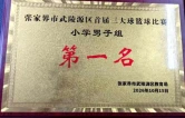 武陵源区军地小学在全区第十三届中小学田径运动会暨三大球比赛中荣获 “三冠”