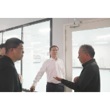 左志锋到湖南未来光电技术研究院调度重点项目建设工作