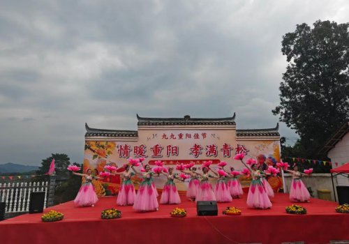 【岩垅乡】党群服务中心里过重阳  青松村老人乐开怀