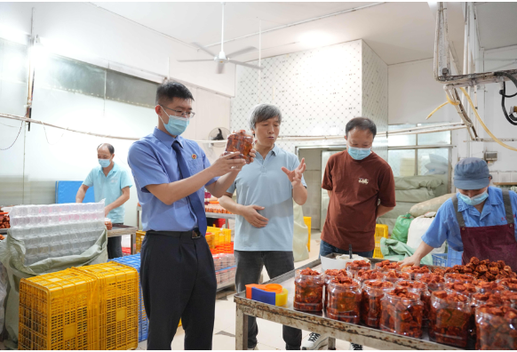 送法进企护食安 检察履职优环境