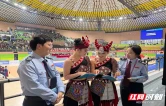 张家界税务：政策宣传走进运动会赛场