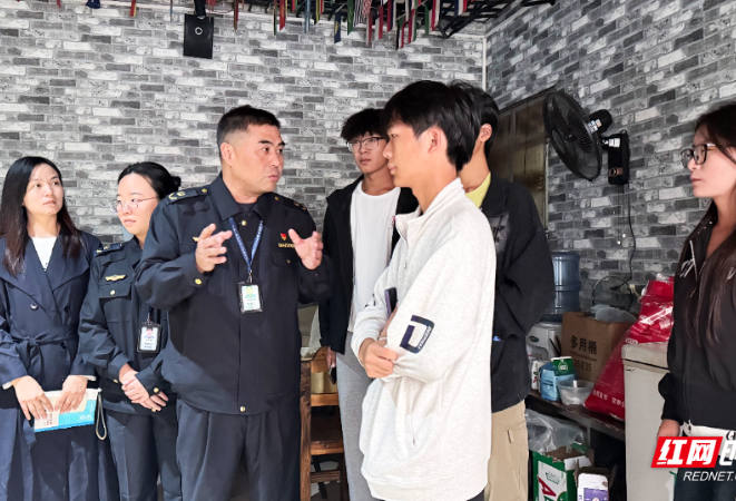 跟着市场监管“查外卖”，珠晖区这群大学生上了一堂沉浸式食安课