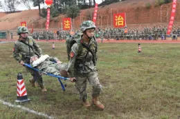 湘潭军分区开展群众性练兵比武暨第三届莲城民兵军事体育运动会