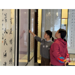 湘乡:祠内褚遂良书法院拓展展陈 褚体千年师承首成 “谱系”