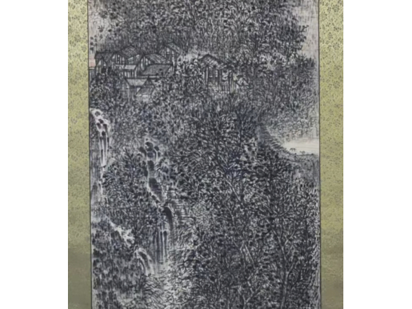 笔墨传情 浏阳画家伍艳辉作品入选第五届中韩书画名家交流展