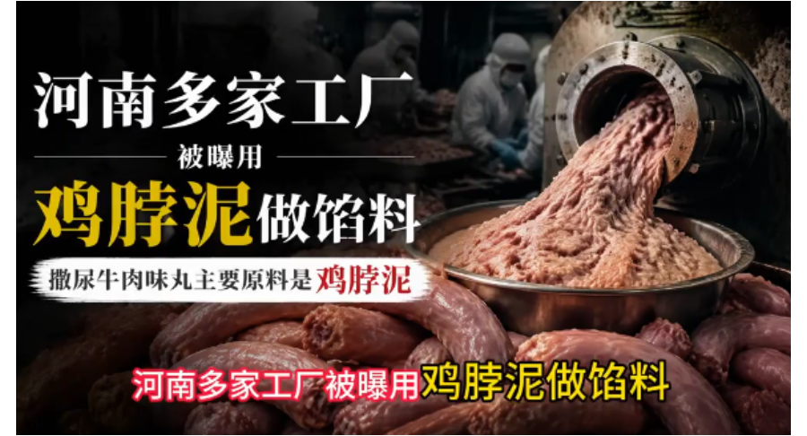舆评｜河南肉泥生产乱象：漏洞、空档不是理直气壮“踢皮球”的理由