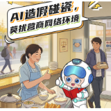 漫画 | AI造假碰瓷，莫扰营商网络环境