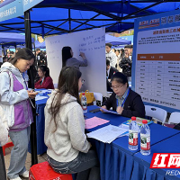 湖南化工职大组织2027届毕业生参加“智汇潇湘才聚湖南”先进制造专场双选会