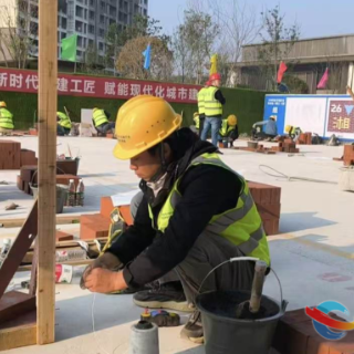 以技赋能筑匠心 湘乡市举行住建行业砌筑工技能竞赛