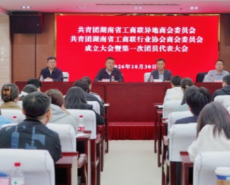 共青团湖南省工商联异地商会委员会、行业协会商会委员会成立